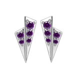 Alla – 14K/18K Gold Multi - Stone Threadless End - piercing - zone.com