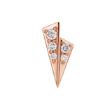 Alla – 14K/18K Gold Multi - Stone Threadless End - piercing - zone.com