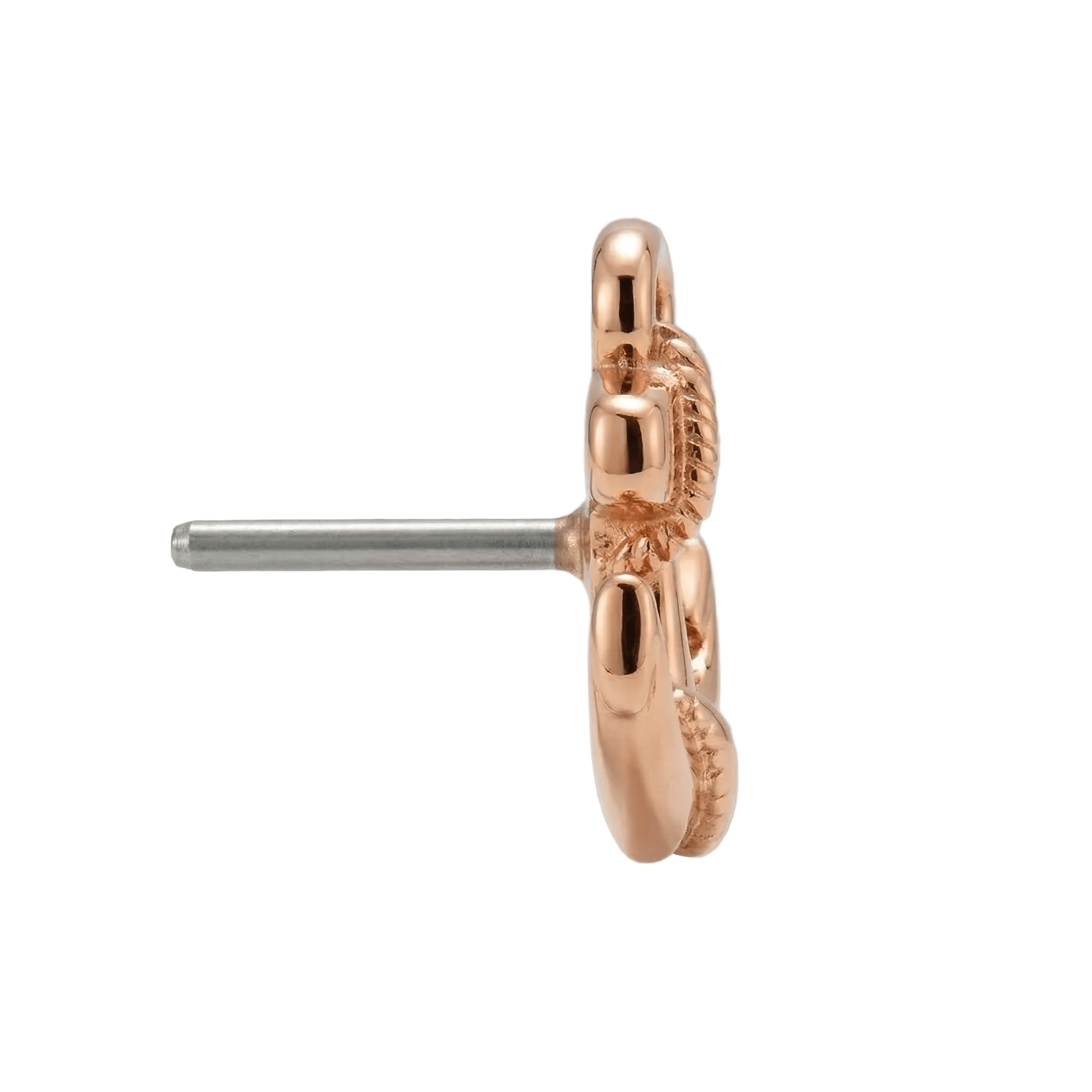 Anchor – 14K Gold Threadless/Threaded End - piercing - zone.com