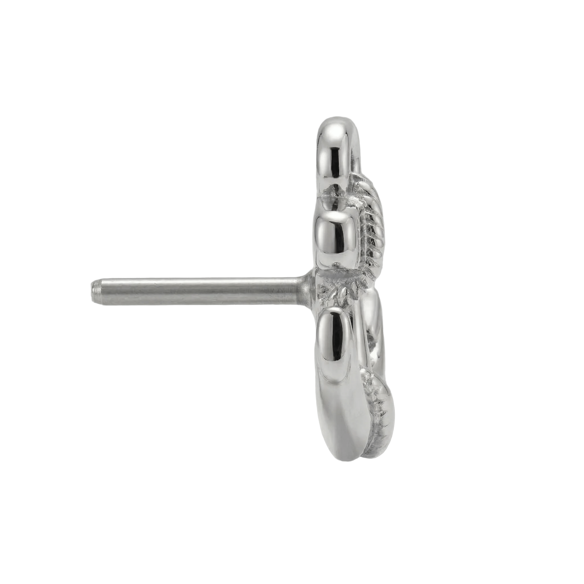 Anchor – 14K Gold Threadless/Threaded End - piercing - zone.com