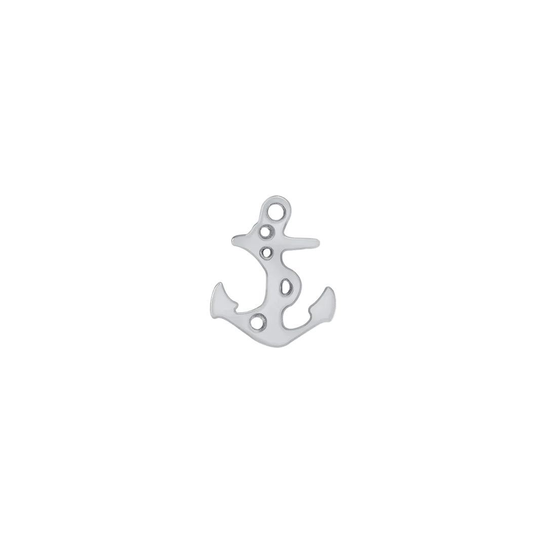 Anchor – 14K/18K Gold Threadless End - piercing - zone.com