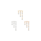 And Beyond CZ Cascade – 14K Gold Threadless End - piercing - zone.com