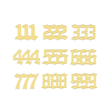 Angel Numbers – 14K Gold Threadless & Threaded End - piercing - zone.com