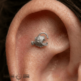 Anglerfish – 14K Gold Threadless/Threaded End - piercing - zone.com