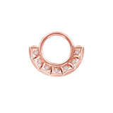Anilyse Seamless Ring – 14K Gold Seven-Gem Bold Design