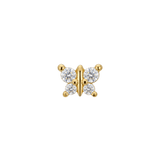 Anima - 18K Gold Gem Threadless/Threaded End - piercing-zone.com
