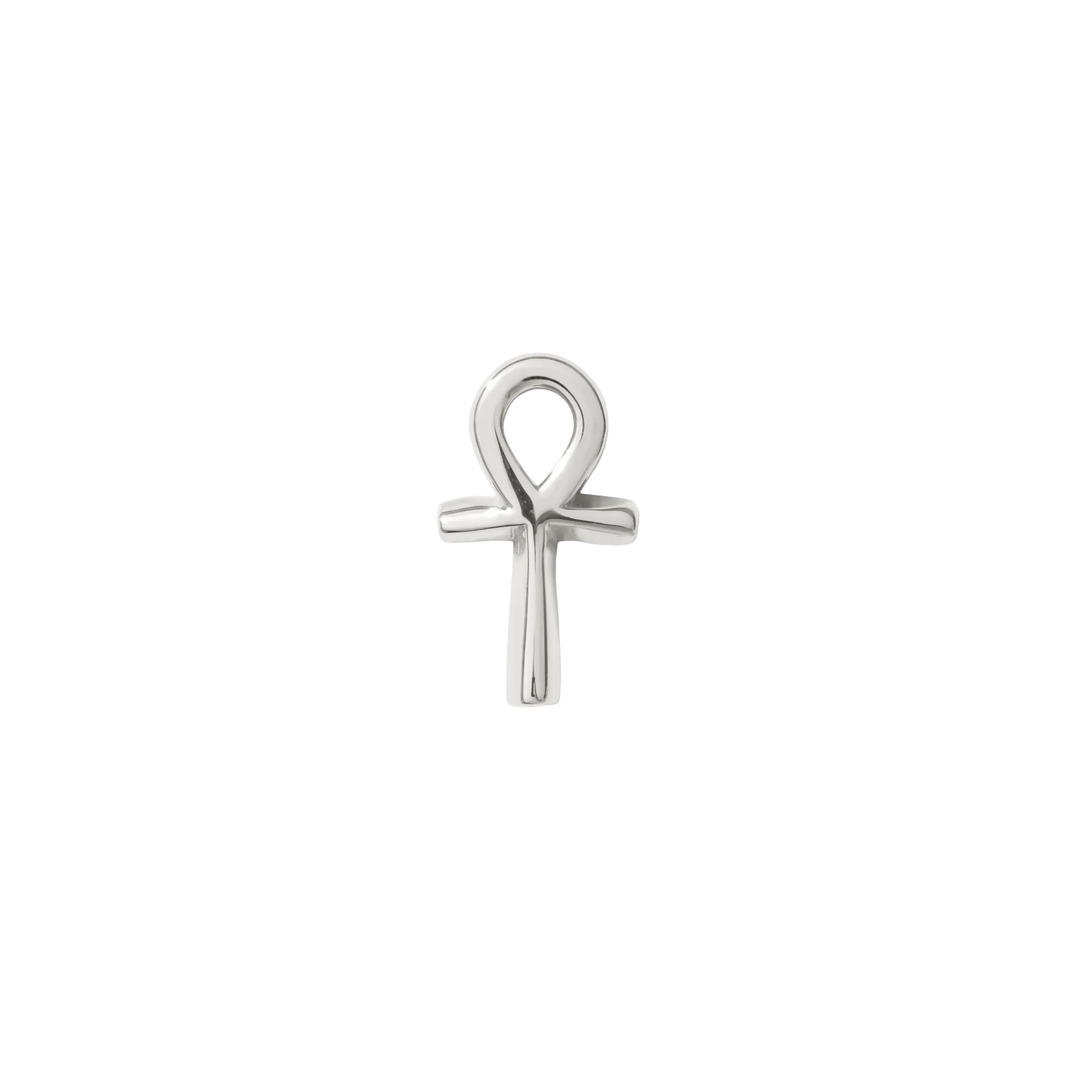 Ankh Pin - 14K Gold Ankh Threadless End - piercing - zone.com