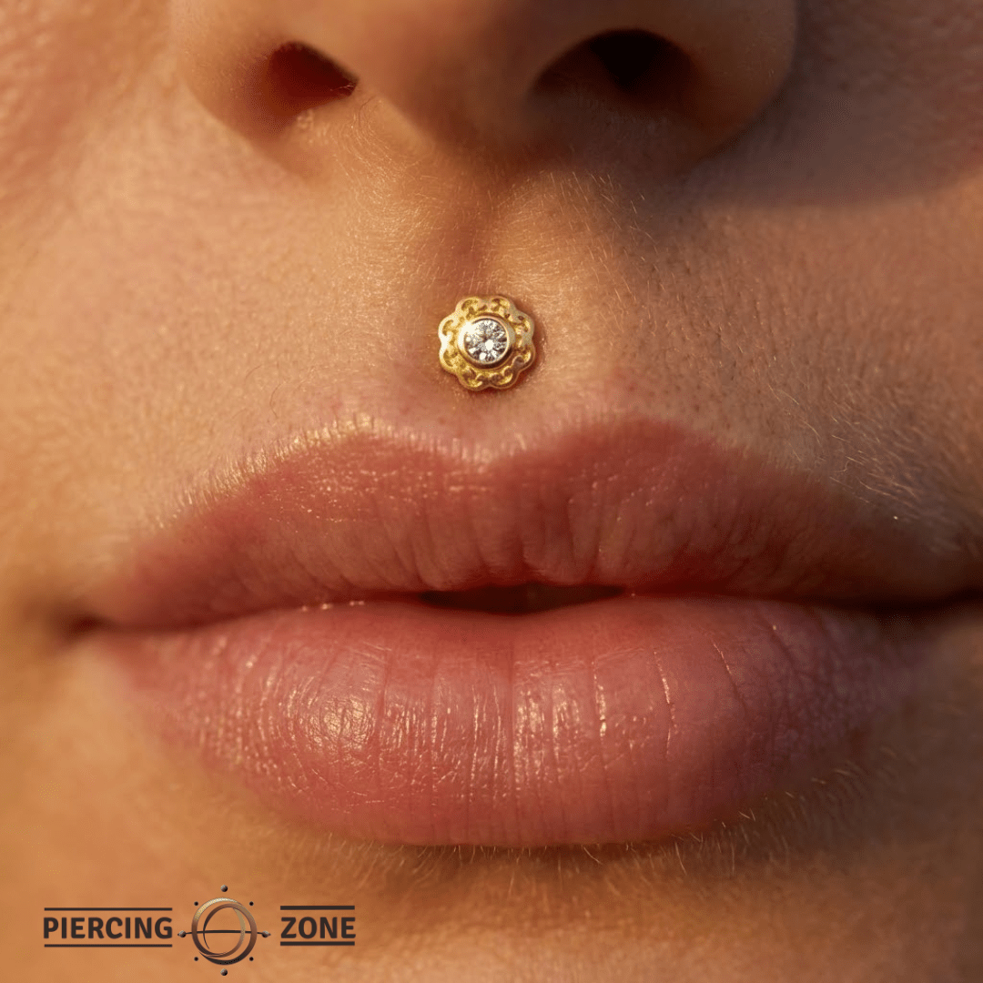 Ann – 14K Gold Threadless/Threaded End - piercing - zone.com