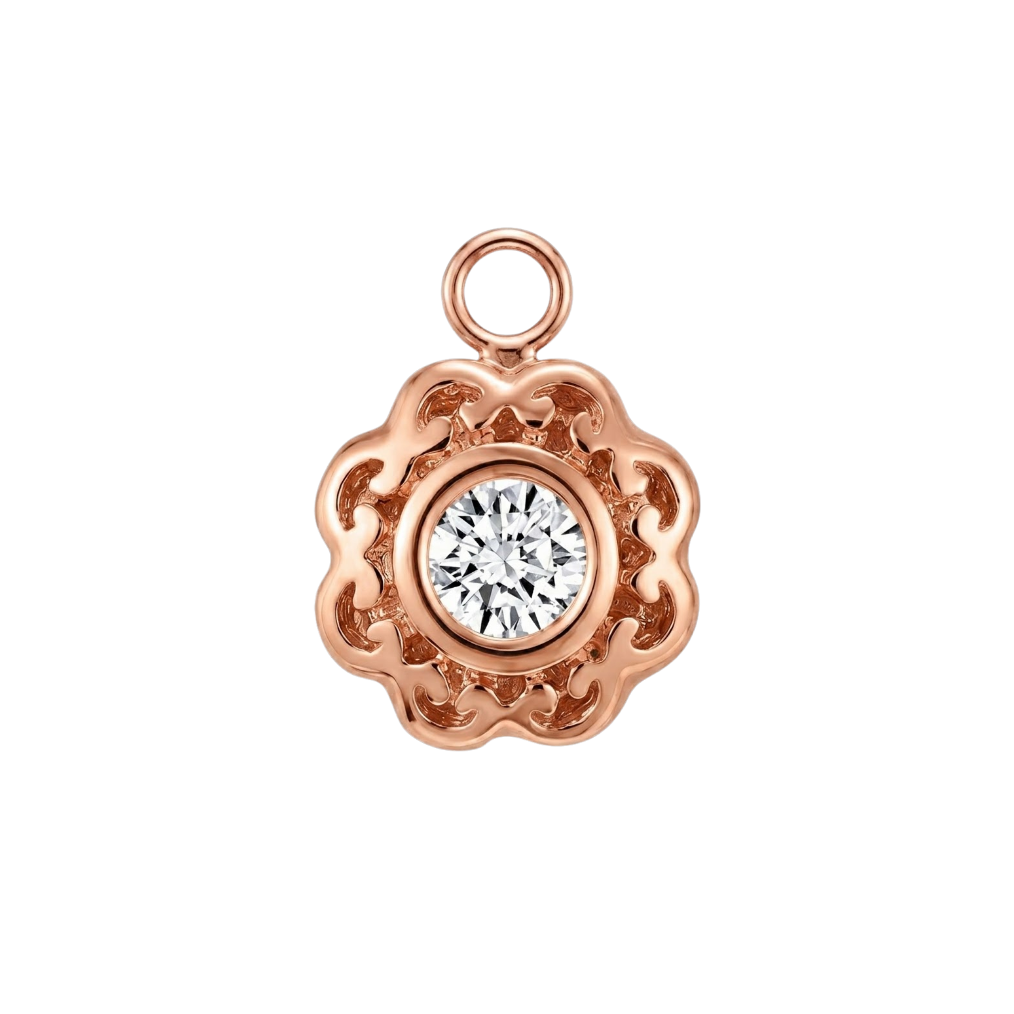 Ann – 14K & 18K Gold Gemstone Charm