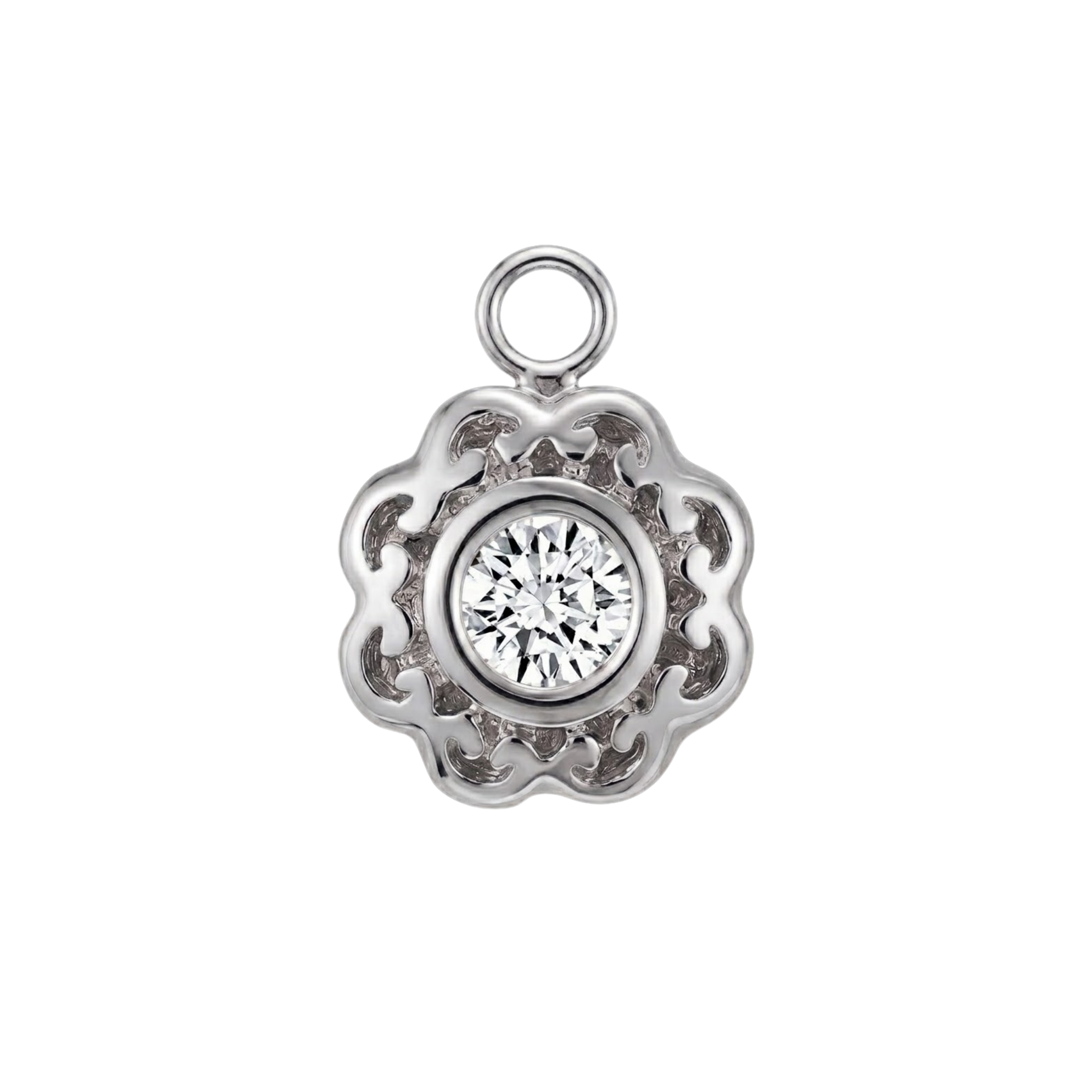 Ann – 14K & 18K Gold Gemstone Charm