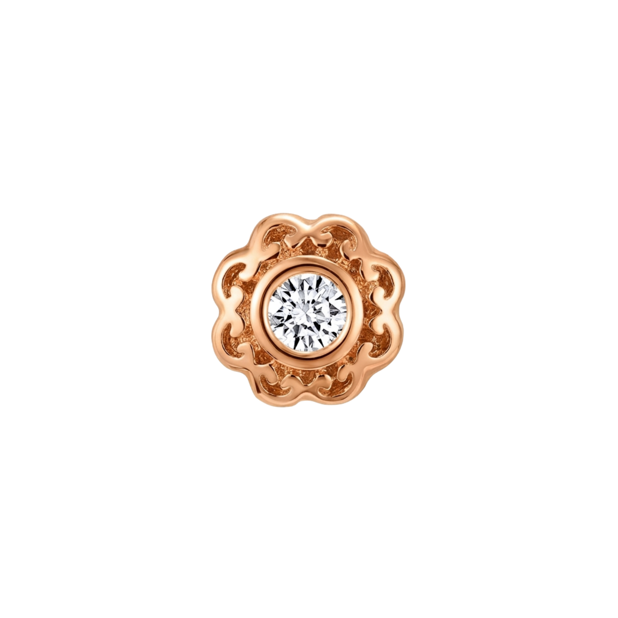 Ann – 14K Gold Threadless/Threaded End