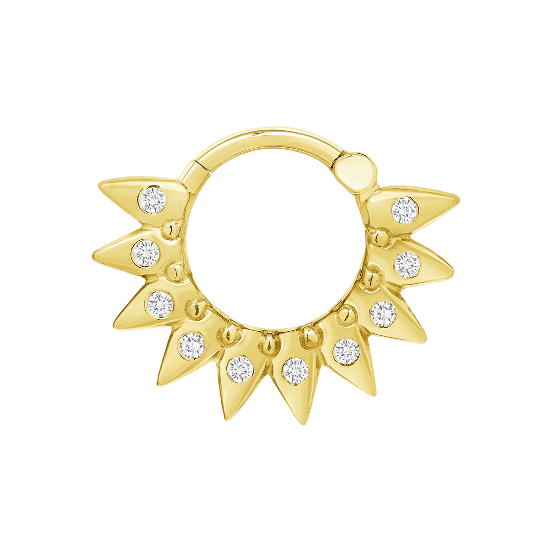 Arev Clicker – 14K & 18K Gold - piercing - zone.com