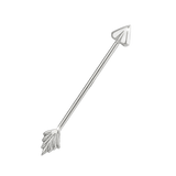 Arrow Barbell - 14K Gold Straight Barbell - piercing - zone.com