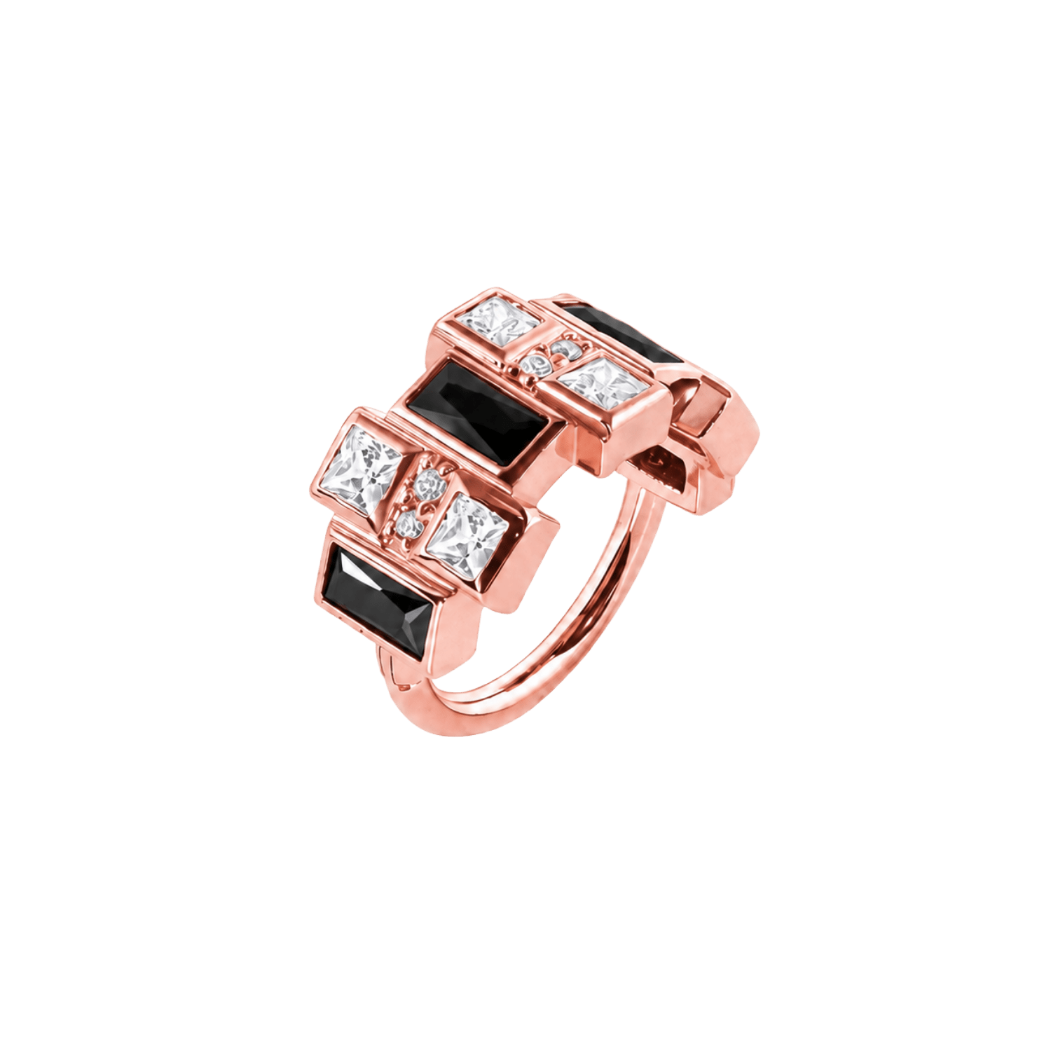 Ashley Clicker - 14K/18K Gold Gem Clicker Ring - piercing-zone.com