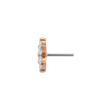 Asphodel - 18K Gold Gem Threadless/Threaded End - piercing-zone.com