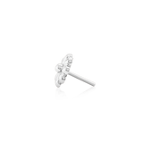 Aster – 14K Gold Floral Threadless End - piercing - zone.com