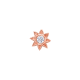 Aster – 14K Gold Threadless/Threaded End - piercing-zone.com