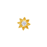 Aster – 14K Gold Threadless/Threaded End - piercing - zone.com