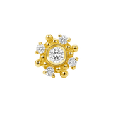 Astra – 14K Gold Threadless/Threaded End