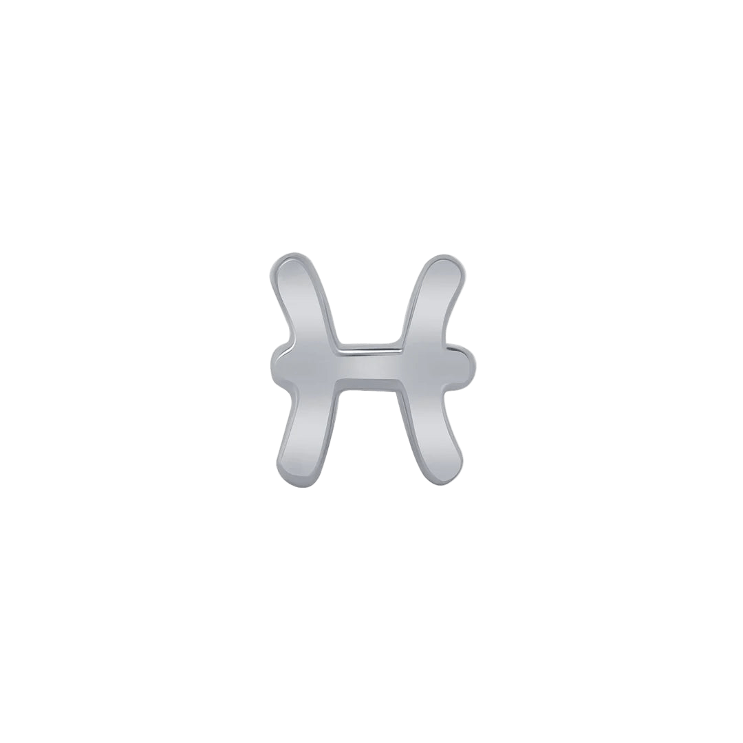 Astrological Sign – 14K/18K Gold Threadless End - piercing - zone.com