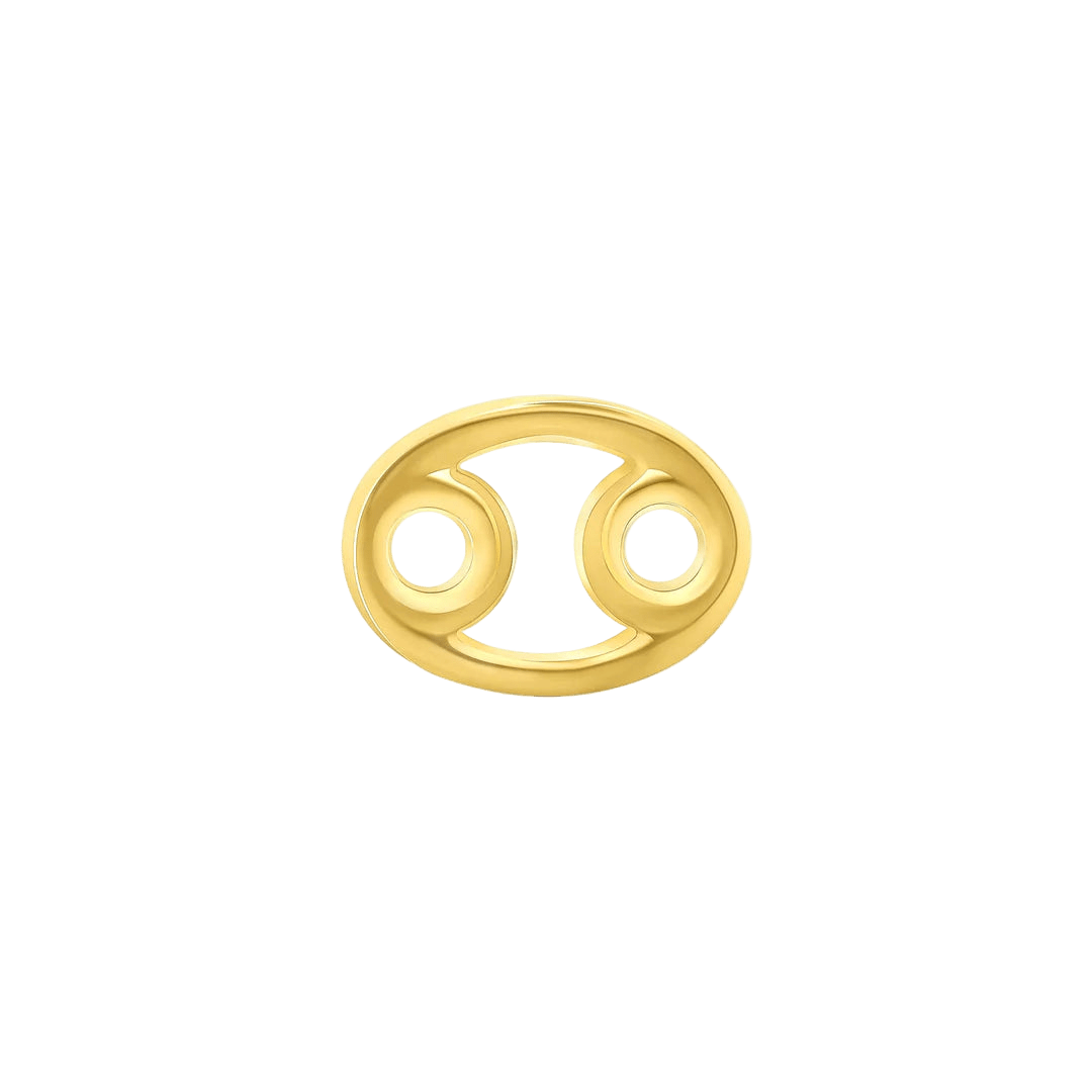 Astrological Sign – 14K/18K Gold Threadless End - piercing - zone.com