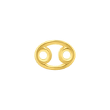 Astrological Sign – 14K/18K Gold Threadless End - piercing - zone.com