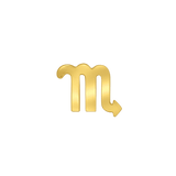 Astrological Sign – 14K/18K Gold Threadless End - piercing - zone.com
