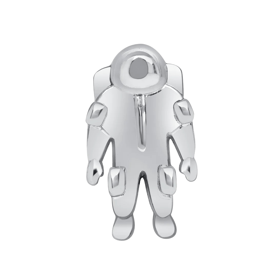 Astronaut – 14K/18K Gold Intergalactic Threadless End - piercing - zone.com
