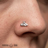 Atlas Moth – 14K/18K Gold Gem Threadless End - piercing - zone.com