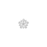 Audacious CZ Cluster – 14K Gold Threadless End - piercing - zone.com