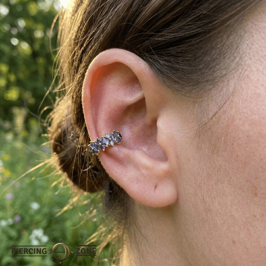 Aura Clicker – 14K & 18K Gold - piercing - zone.com