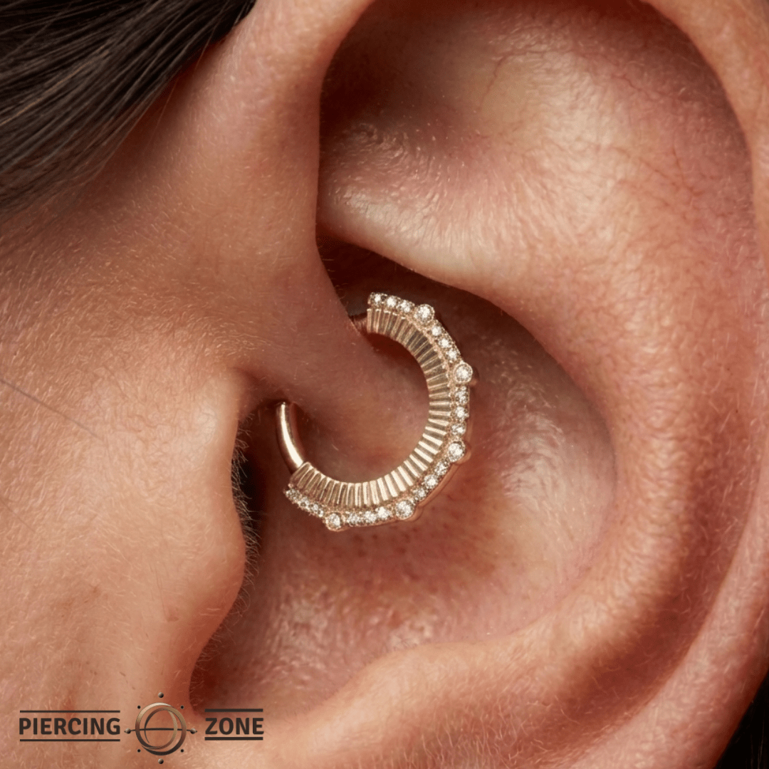 Awaken – 14K Gold Diamond Clicker - piercing - zone.com