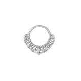 Awaken Continuous Ring - 14K Gold Seamless Ring - piercing - zone.com