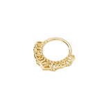 Awaken Continuous Ring - 14K Gold Seamless Ring - piercing - zone.com