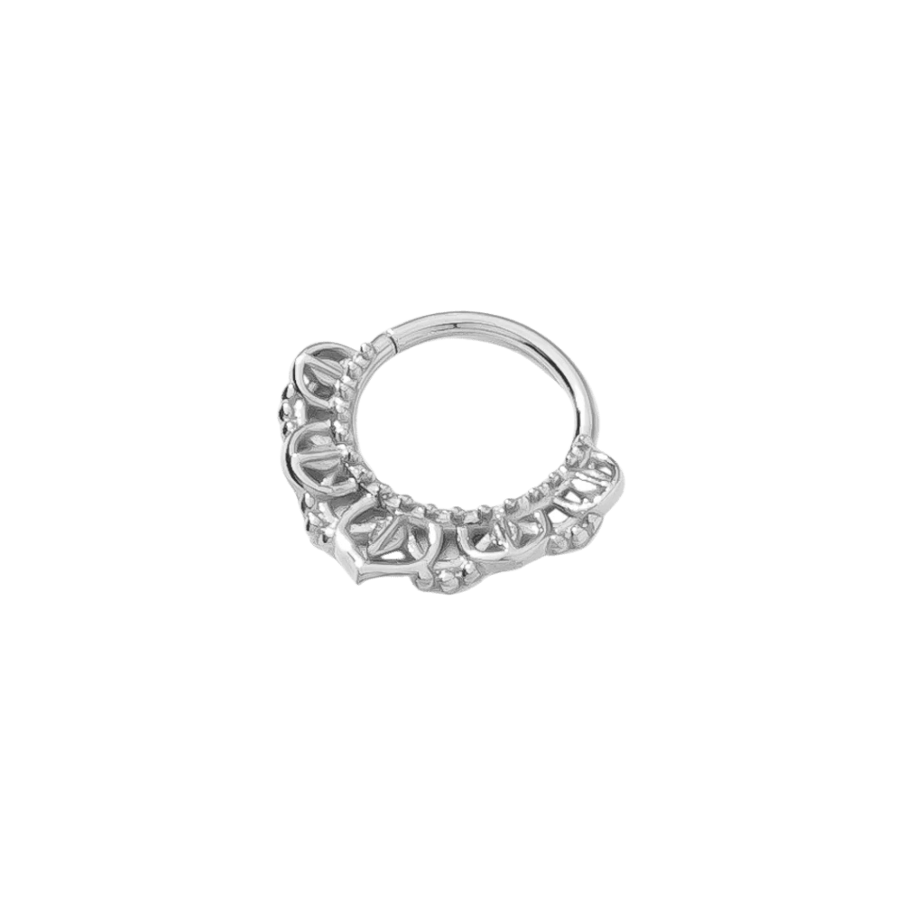 Awaken Continuous Ring - 14K Gold Seamless Ring - piercing - zone.com