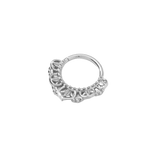 Awaken Continuous Ring - 14K Gold Seamless Ring - piercing - zone.com