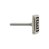 Aztec Square - 14K Gold Antiqued Threadless/Threaded End - piercing - zone.com