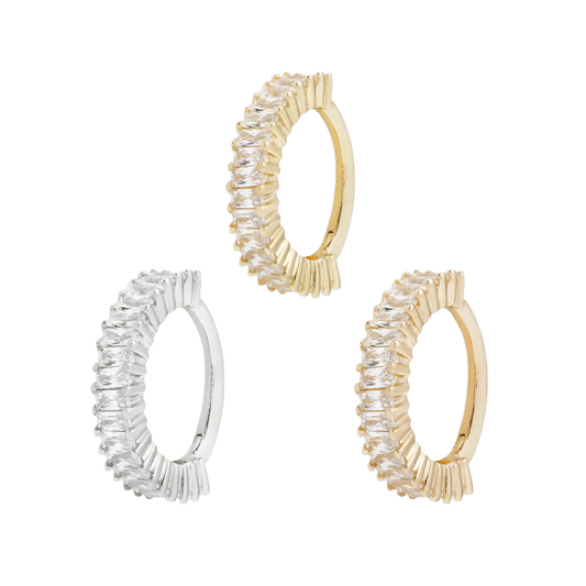 CULT FAVORITE - CZ - SOLID 14KT GOLD CLICKER piercing-zone.com