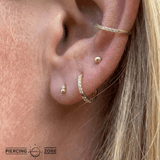Babe – 14K Gold Threadless End - piercing - zone.com
