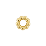 Baby Ball Hoop - 18K Gold Threadless/Threaded End - piercing-zone.com