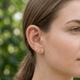 Baby Foot – 14K Gold Threadless/Threaded End - piercing - zone.com