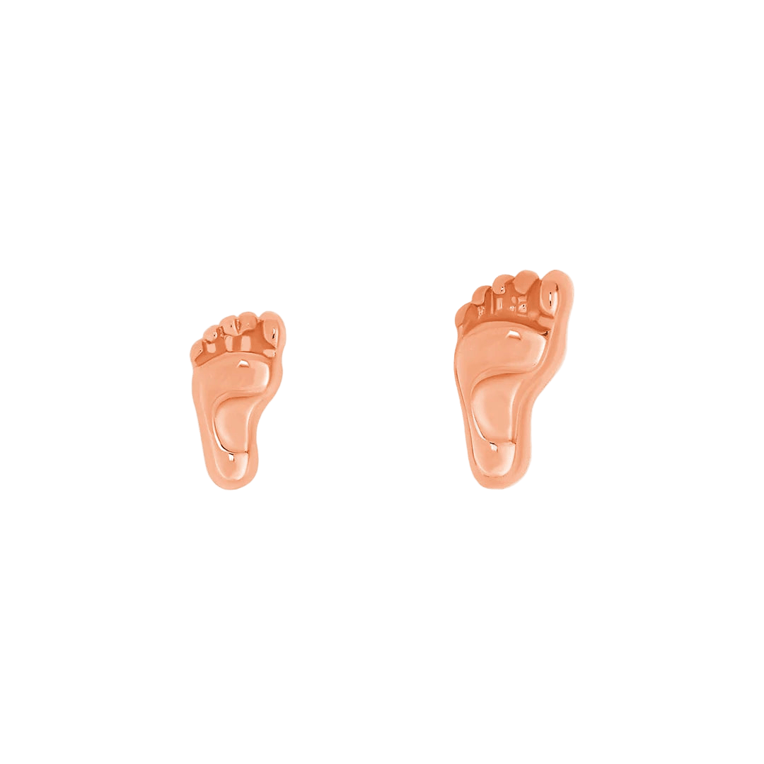 Baby Foot – 14K/18K Gold Threadless End - piercing - zone.com