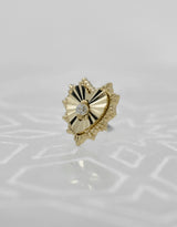 Bad Romance – Heart CZ – 14K Gold Threadless End - piercing - zone.com