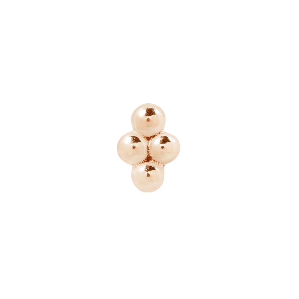 4 BEAD CLUSTER - THREADLESS END piercing-zone.com