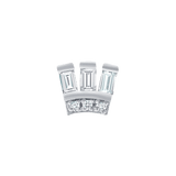 Baguette Beauty Small – 14K/18K Gold Threadless End - piercing - zone.com