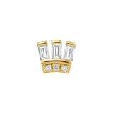 Baguette Beauty Small – 14K Gold Threadless/Threaded End