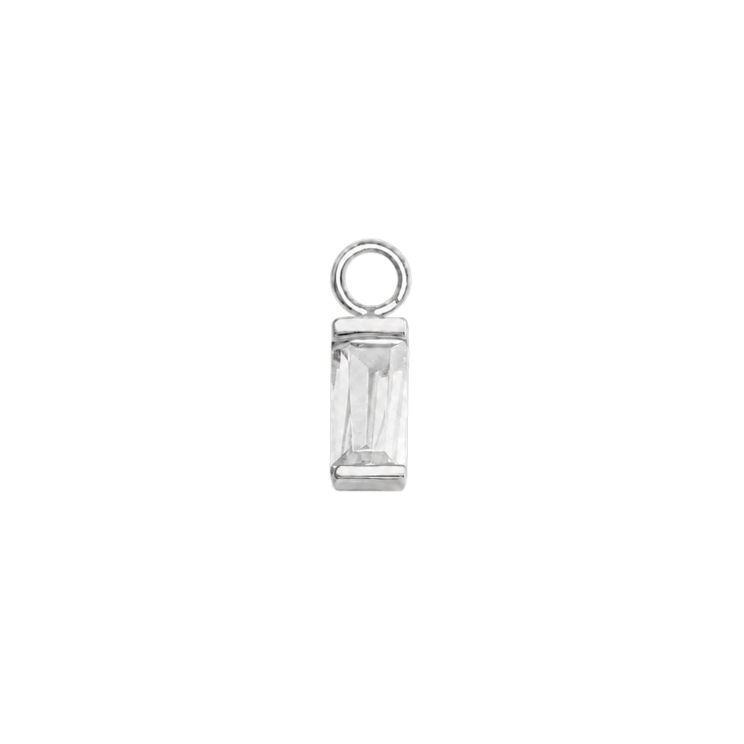 Baguette – 14K & 18K Gold Gemstone Charm