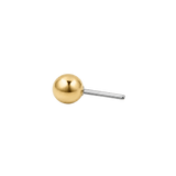 Ball End - 18K Gold Titanium Threadless End - piercing - zone.com