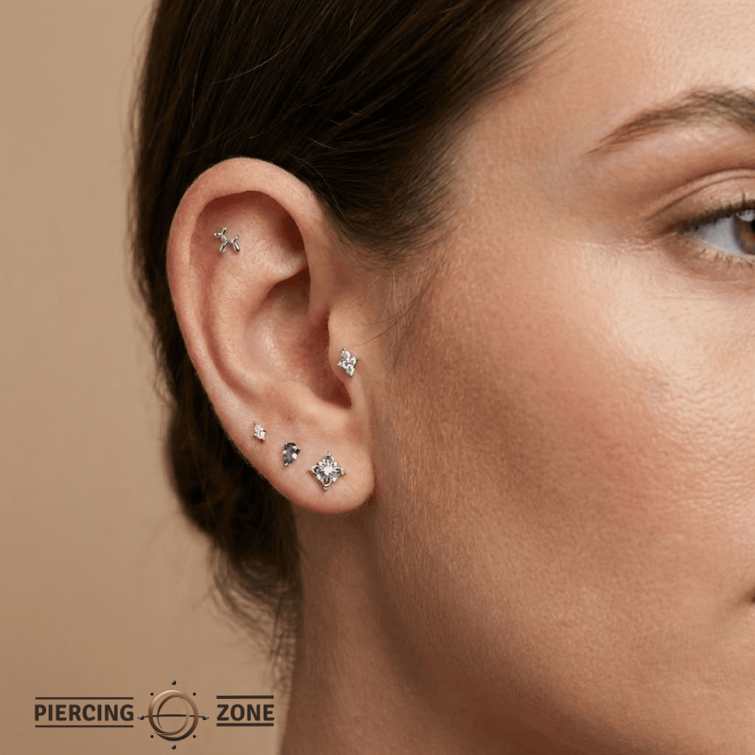 Balloon Animal – 14K Gold Threadless/Threaded End - piercing - zone.com