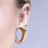 Bang Bang – 14K Gold London Blue Topaz Threadless End - piercing - zone.com